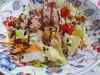 Eisbergsalat mit Thunfisch und Quinoa