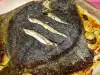 Ganzer Steinbutt im Ofen mit Zucchini und Knoblauch