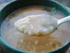 Млечна супа с ориз и мента