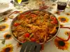 Valencian Paella with 3 Types of Meat