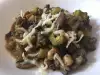 Веган къри печурки с нахут и тиквички