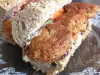 Vegan Sandwiches with Vegetables and Falafel