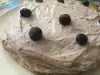 Vegan cake met bosbessen en kokos