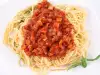 Вегетариански спагети болонезе
