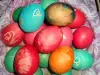 Великденски яйца с естествени бои
