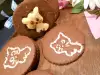 Veseli čokoladni martovski keks sa marcipanom