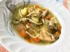 Вкусна пилешка супа без застройка
