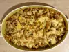 Ovengebakken kippenmaagjes met champignons en kaas