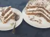 Въздушна орехова торта
