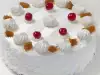 Бяла торта с крем маскарпоне