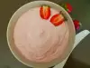 Mousse de fresa para tartas y pasteles