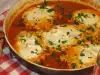 Easy Poached Eggs in Tomato Sauce