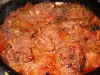 Stewed Chicken Livers with Onions and Carrots