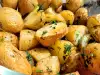 Geschmorte Babykartoffeln im Ofen