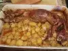Pečeni zec sa nadevom od krompira u rerni