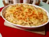 Oven-Baked Macaroni with Ham and Cream
