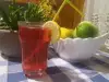 Healthy Drink with Hibiscus Tea