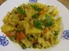 Индийско ястие със зеле и картофи