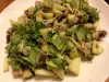 Zelena salata sa pečurkama i fileom