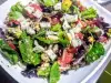 Salată verde cu gorgonzola și spanac