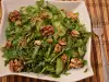Grüner Salat mit Rucola und Bärlauch