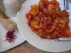 Зеленчуково ястие в тиган с шафран