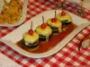 Vegetable Towers with Veal Meatballs