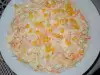 Cabbage Salad with Carrots and Mayonnaise