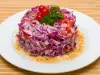 Winter Salad with Red Cabbage