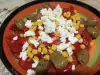 Salata od pečenih paprika i ovčijeg sira